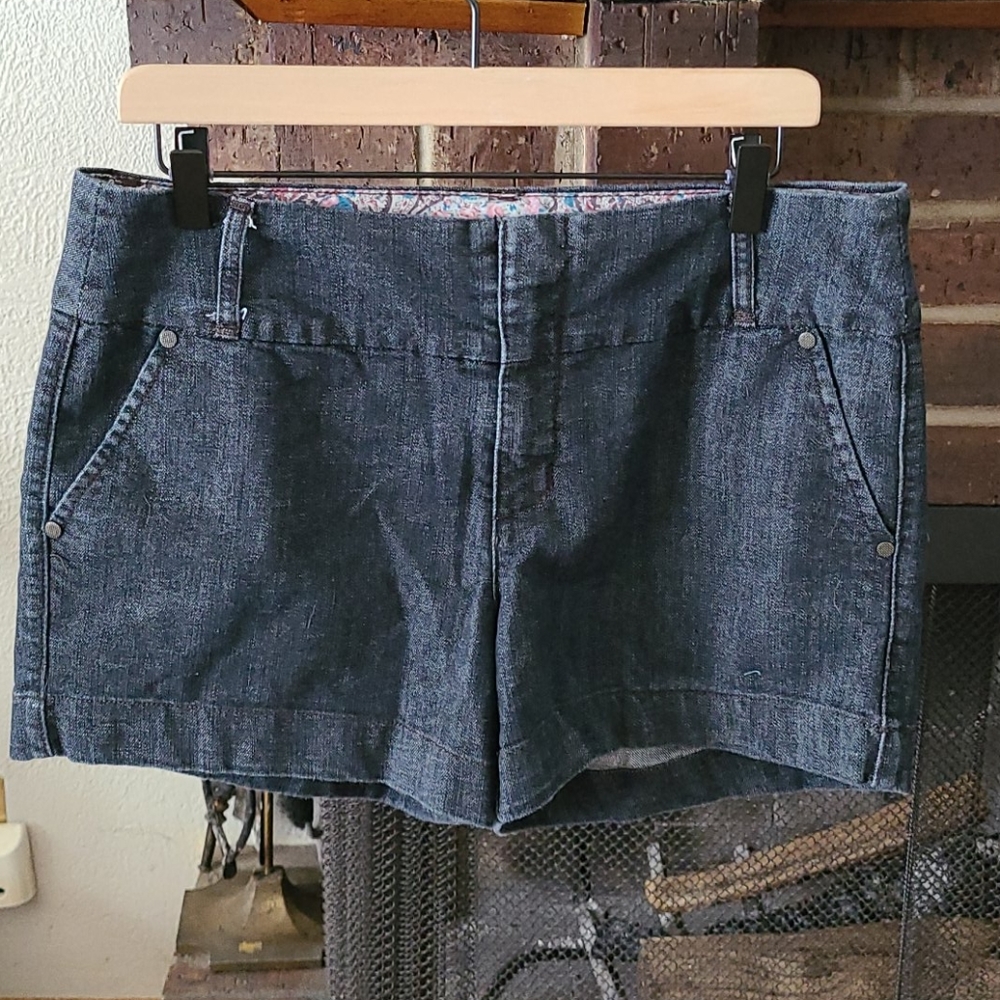 Dark Wash Denim Shorts